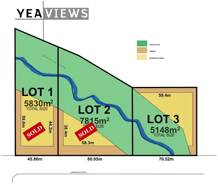 Main view of Homely land listing, 52 Lawrances Road, Yea VIC 3717