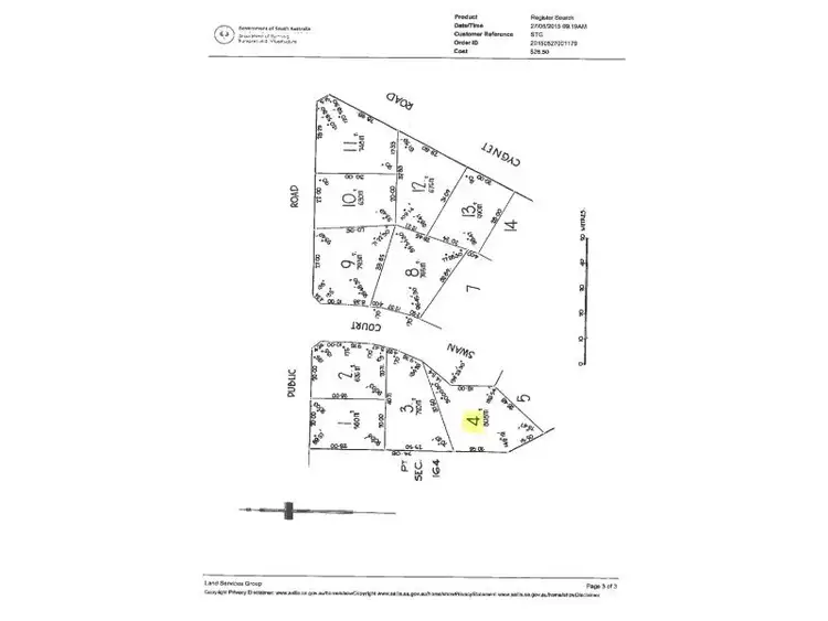 Fourth view of Homely land listing, LOT 4 Swan Court, Kingscote SA 5223