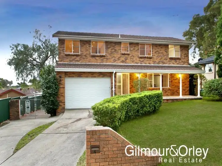 4 Hillas Avenue, Kellyville NSW 2155