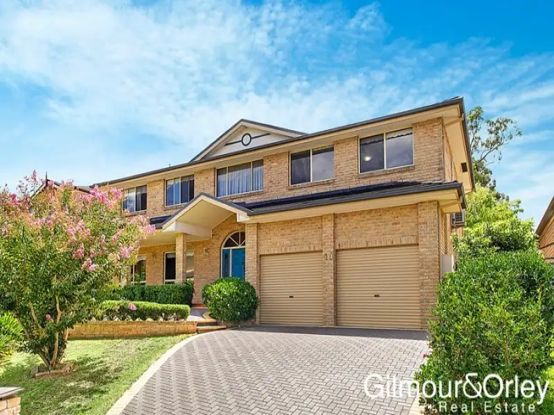 Main view of Homely house listing, 10 Hebe Place, Kellyville NSW 2155