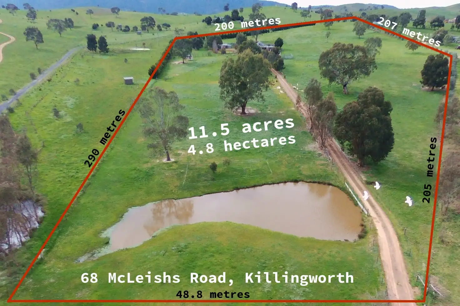 Main view of Homely rural property listing, 68 McLeish's Road, Yea VIC 3717
