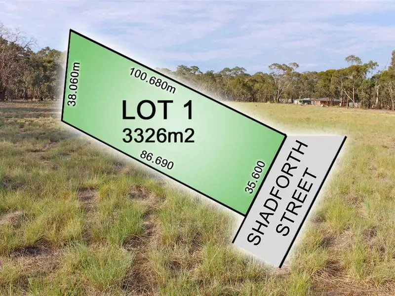 Main view of Homely land listing, Lot 1 Shadforth Street, Axedale VIC 3551