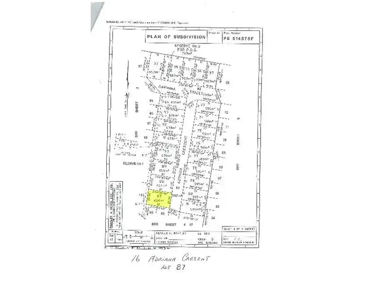Main view of Homely land listing, LOT 87/16 Adriana Crescent, Dennington VIC 3280