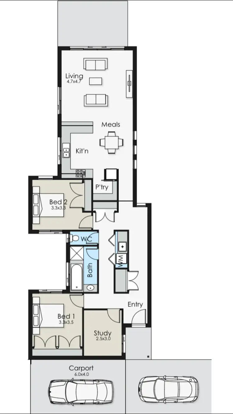 Second view of Homely townhouse listing, 2/7 Bickley Court, Sunshine West VIC 3020