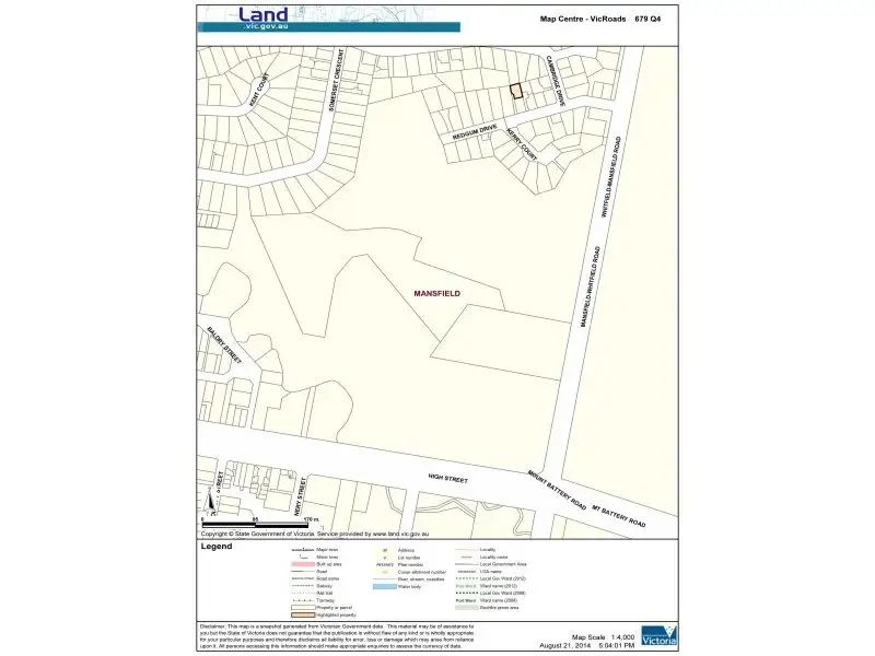 Main view of Homely land listing, 12 Redgum Drive, Mansfield VIC 3722