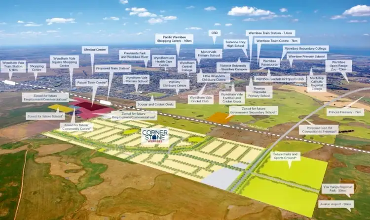 Second view of Homely land listing, 25 Grandvista Boulevard, Werribee VIC 3030