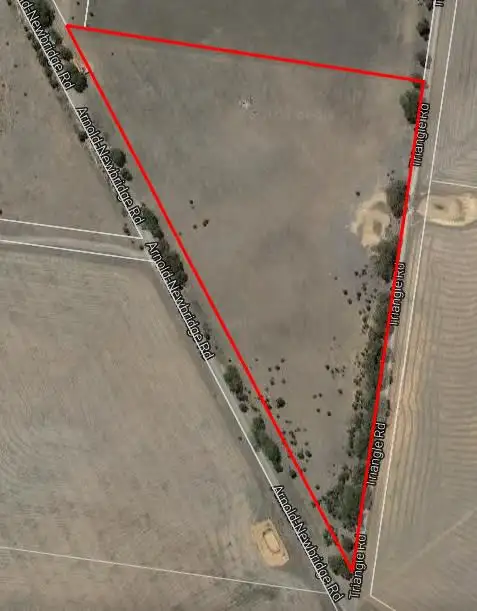 Main view of Homely land listing, 22 TRIANGLE ROAD, Newbridge VIC 3551