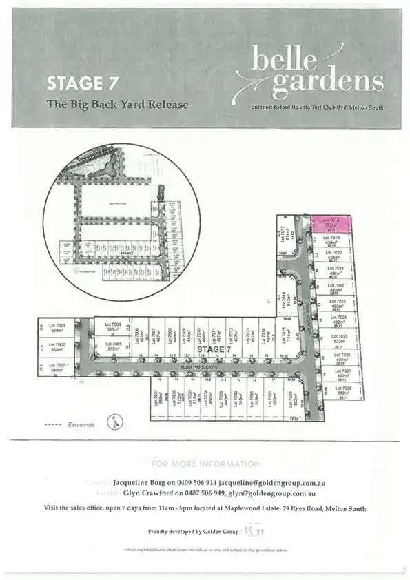 Main view of Homely land listing, LOT 7018 melanda road, Melton South VIC 3338