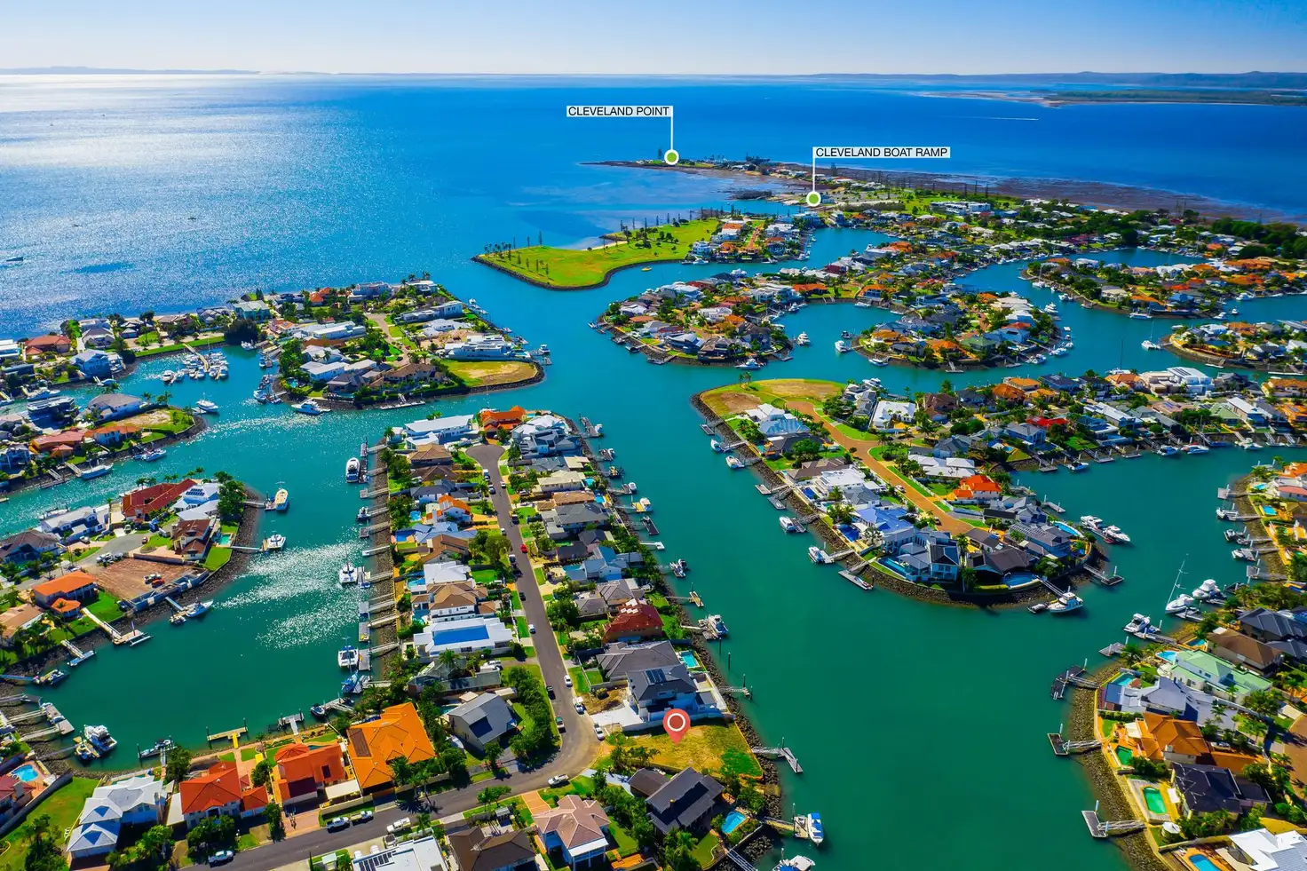 Main view of Homely land listing, 77 Anchorage Drive, Raby Bay QLD 4163