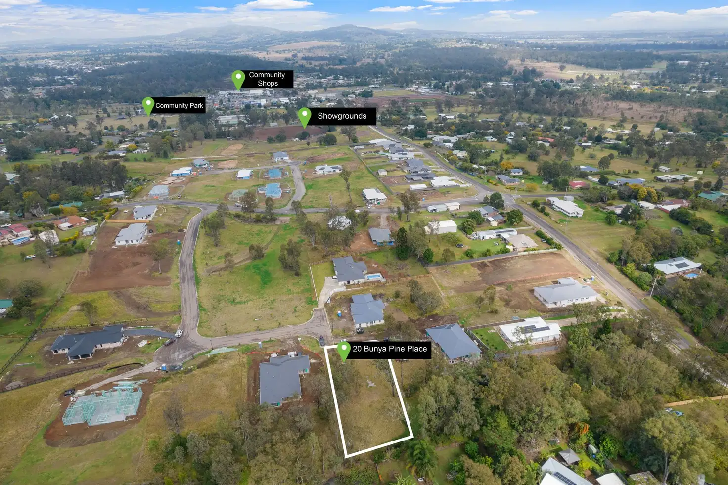 Main view of Homely land listing, 20 Bunya Pine Place, Fernvale QLD 4306