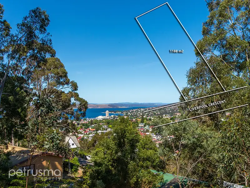 Main view of Homely land listing, 84 Liverpool Crescent, West Hobart TAS 7000