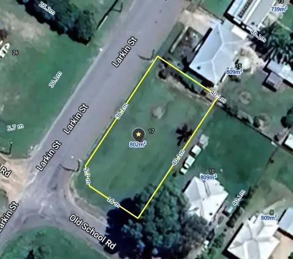 Main view of Homely land listing, 17 Larkin Street, Clare QLD 4807