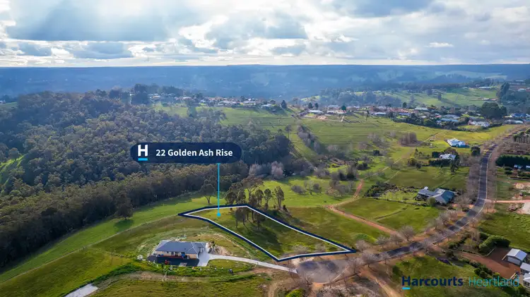 Second view of Homely land listing, 22 Golden Ash Rise, Kangaroo Gully WA 6255