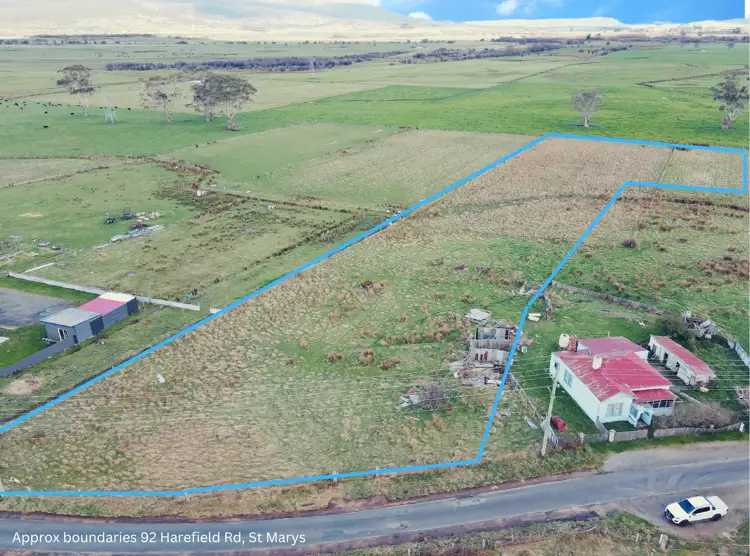 Main view of Homely land listing, 92 Harefield Road, St Marys TAS 7215