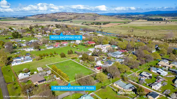 Main view of Homely land listing, 18-20 Badajos Street, Ross TAS 7209
