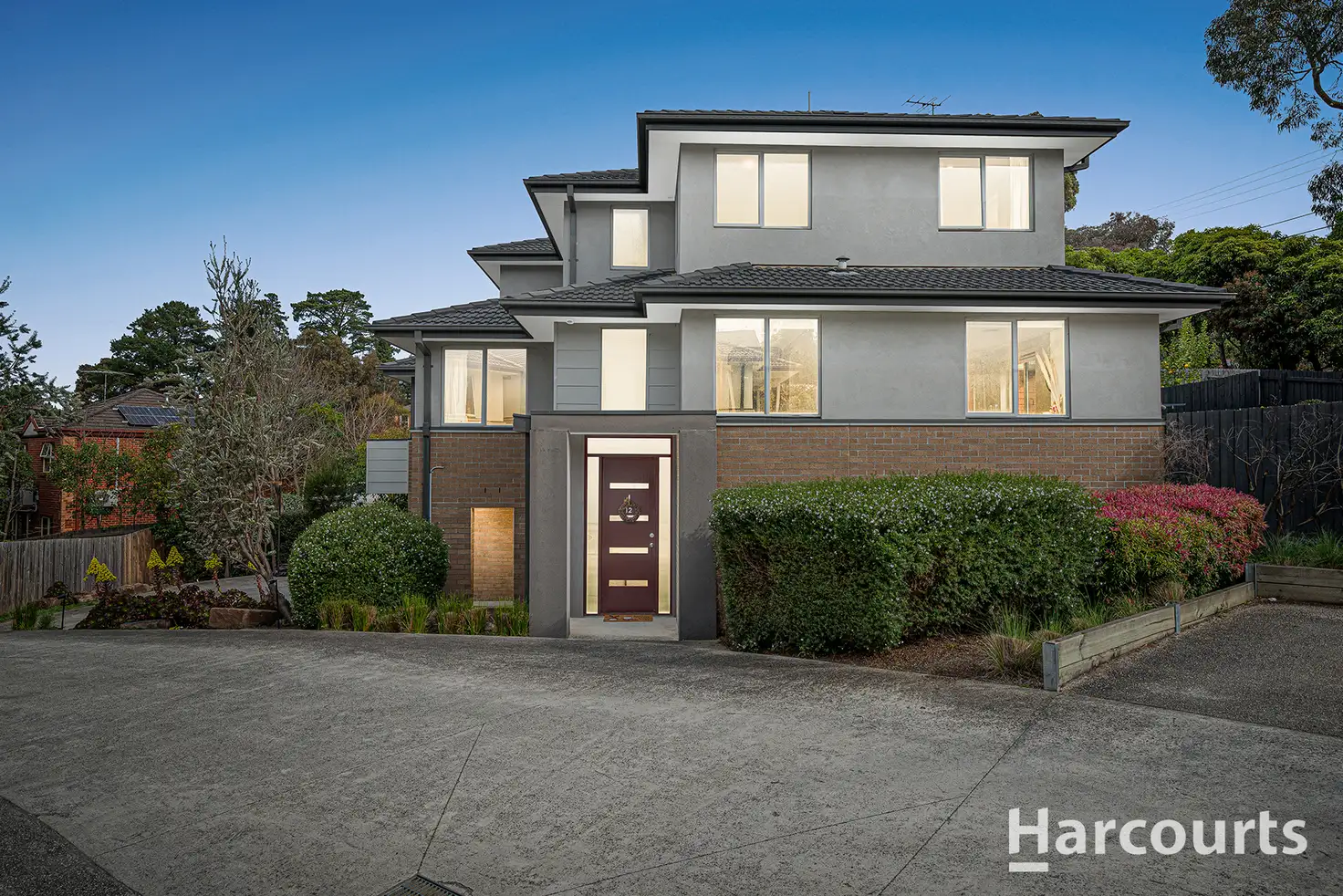 Main view of Homely townhouse listing, 12/13-17 Moore Road, Vermont VIC 3133