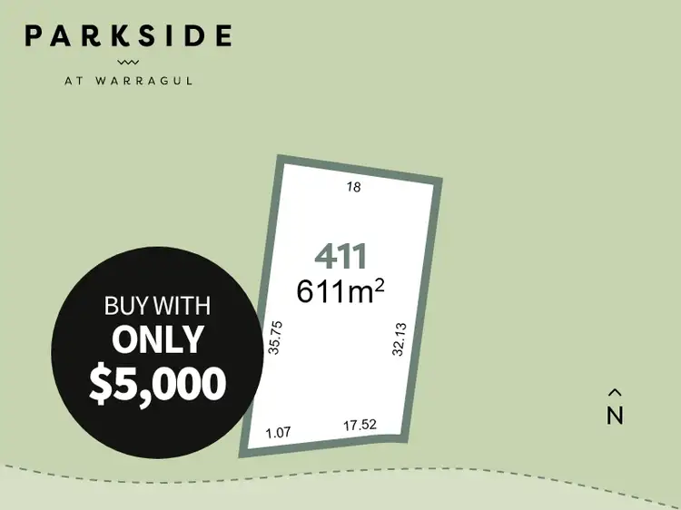 Main view of Homely land listing, Lot 411 Parkside at Warragul, Warragul VIC 3820