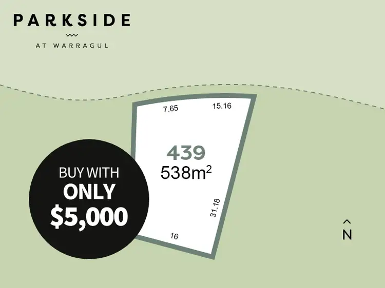 Main view of Homely land listing, Lot 439 Parkside at Warragul, Warragul VIC 3820