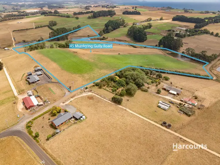 Main view of Homely land listing, 45 Murdering Gully Road, Table Cape TAS 7325