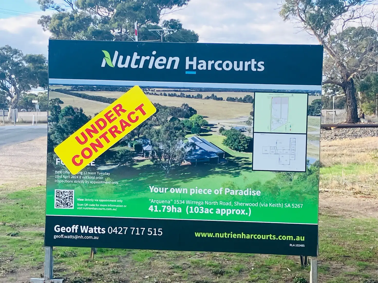 Main view of Homely rural property listing, 1534 Wirrega North Road, Keith SA 5267