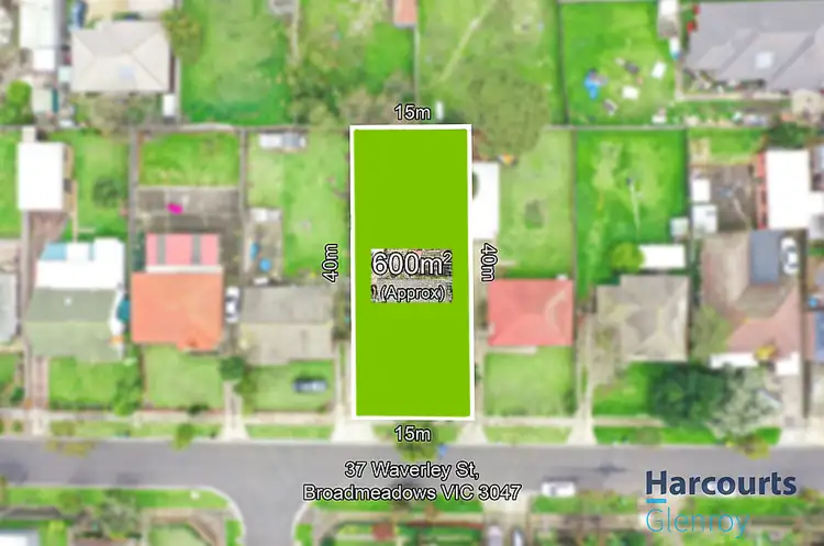 Main view of Homely land listing, 37 Waverley Street, Broadmeadows VIC 3047