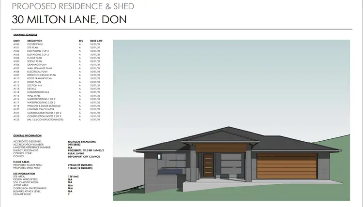 Sixth view of Homely land listing, 30 Milton Lane, Don TAS 7310