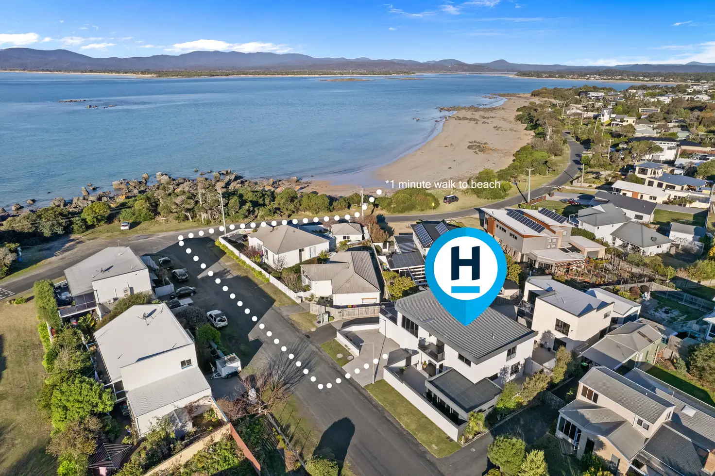 Main view of Homely townhouse listing, 1/2 Vine Street, Hawley Beach TAS 7307
