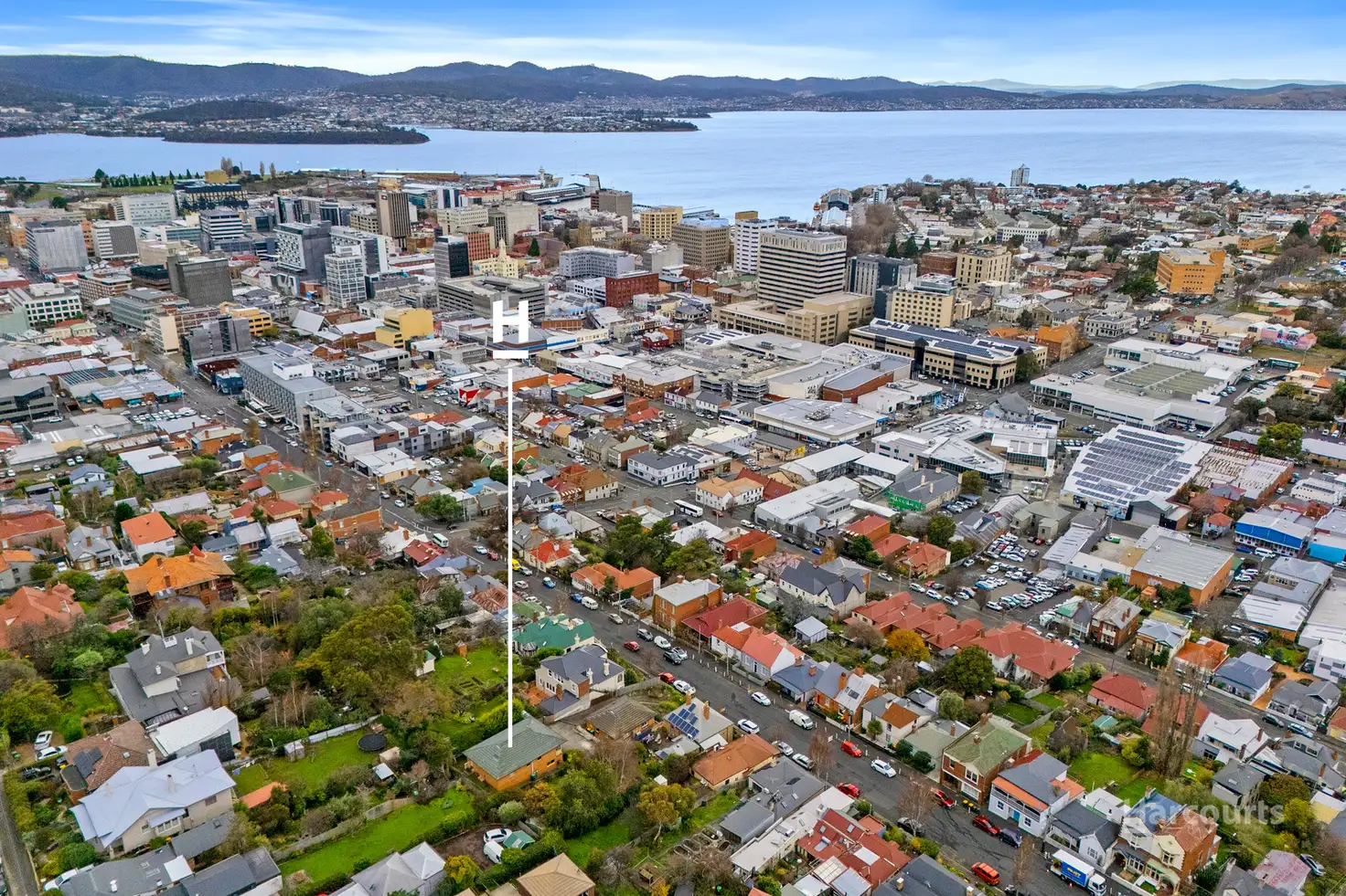 Main view of Homely unit listing, 1/205 Bathurst Street, West Hobart TAS 7000