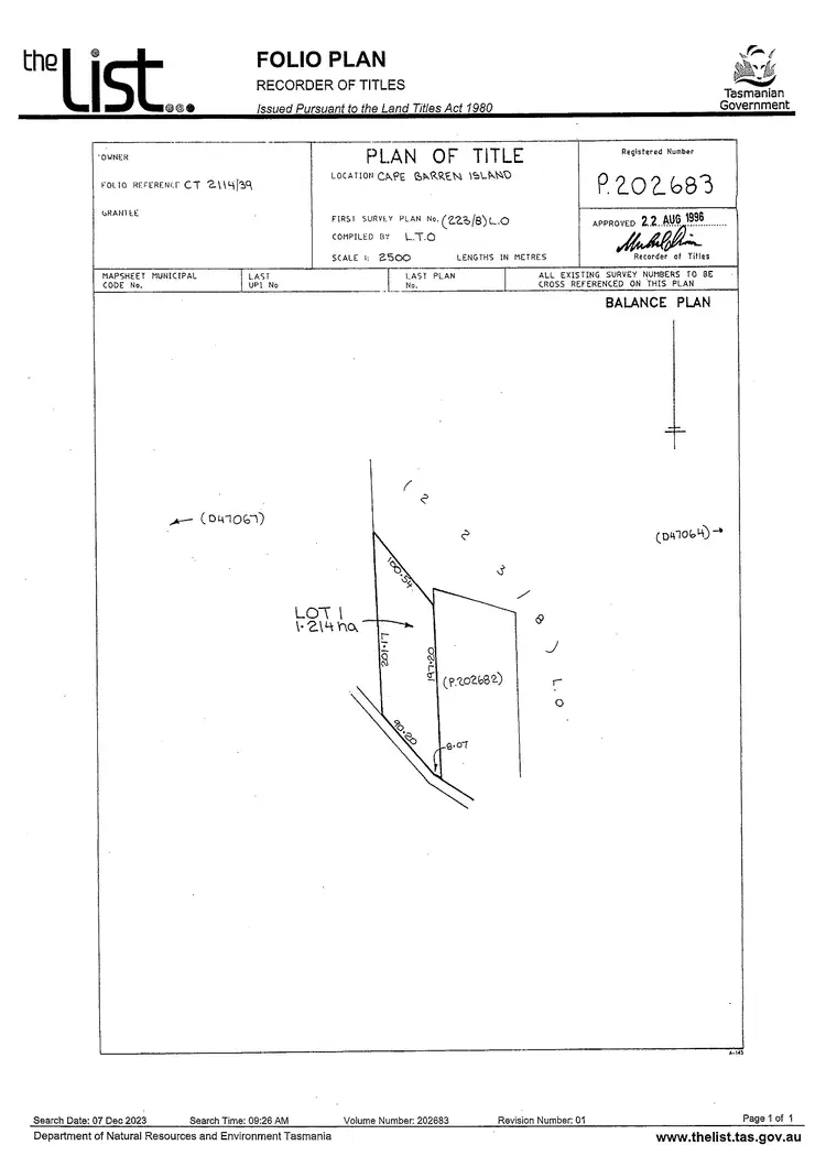 Fifth view of Homely rural property listing, Lot 1 Rooks River Road, Cape Barren Island TAS 7257