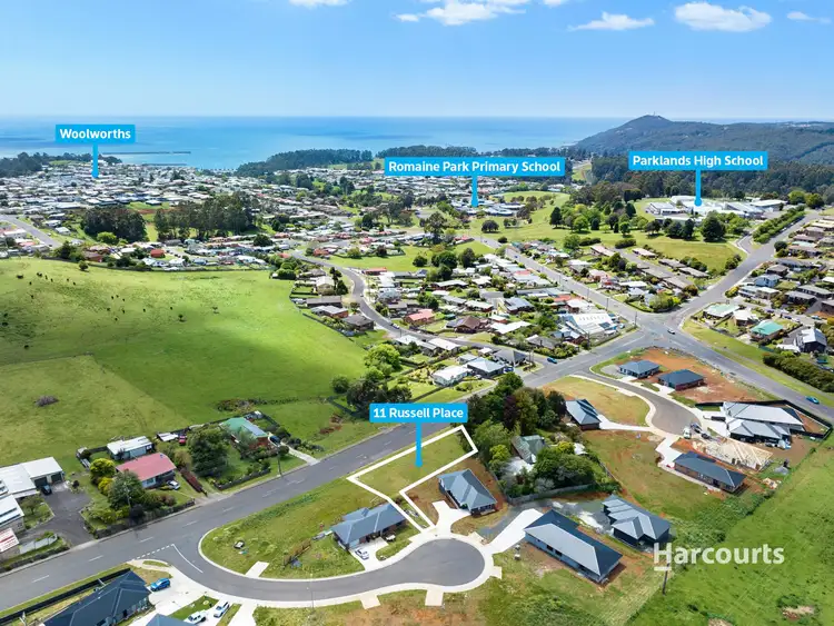 Third view of Homely land listing, 11 Russell Place, Downlands TAS 7320