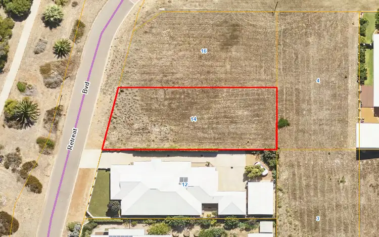 Second view of Homely land listing, 14 Retreat Boulevard, Port Denison WA 6525