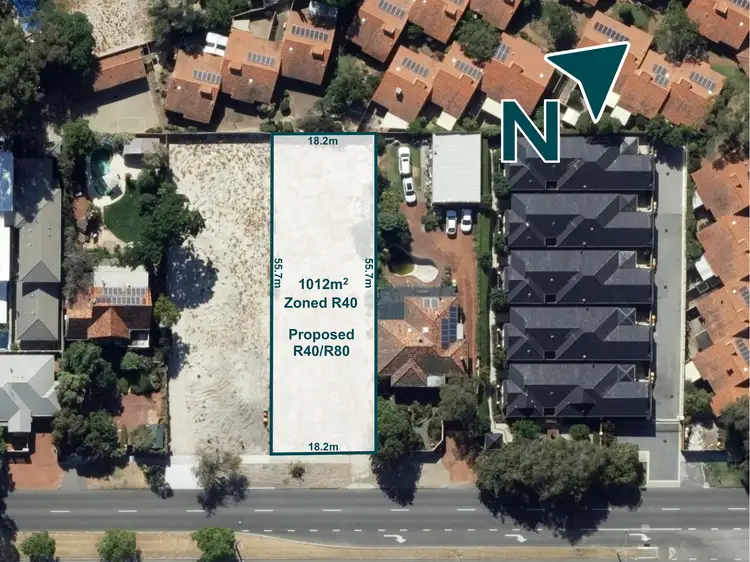 Main view of Homely land listing, 740 Canning Highway, Applecross WA 6153