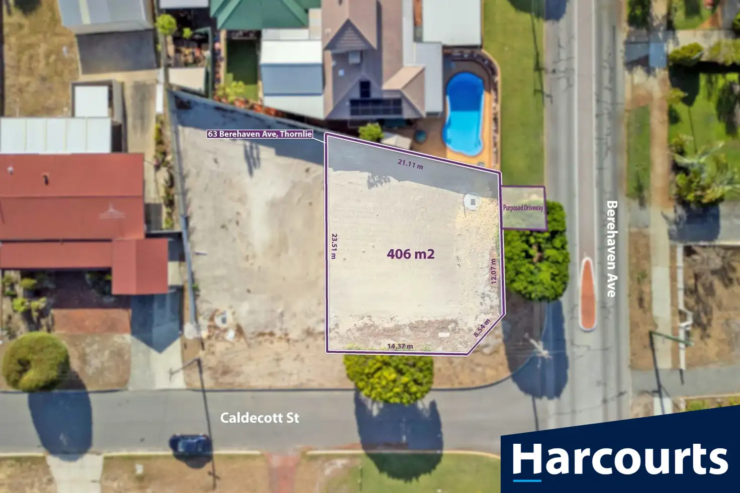 Main view of Homely land listing, 63 Berehaven Avenue, Thornlie WA 6108