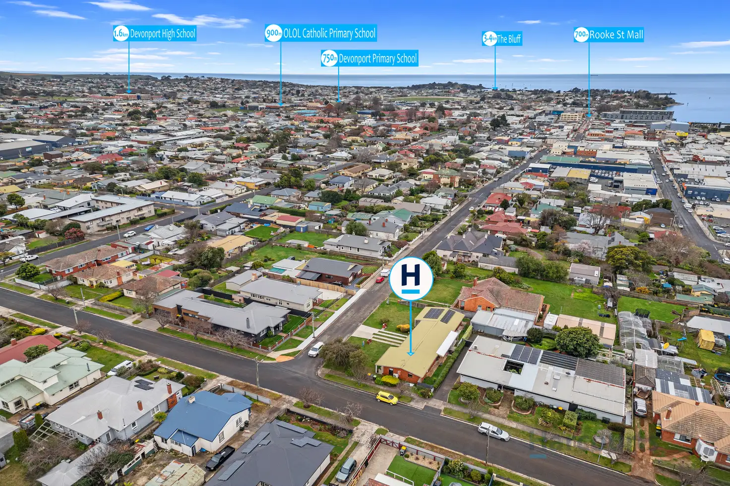 Main view of Homely unit listing, 2/53 Macfie Street, Devonport TAS 7310