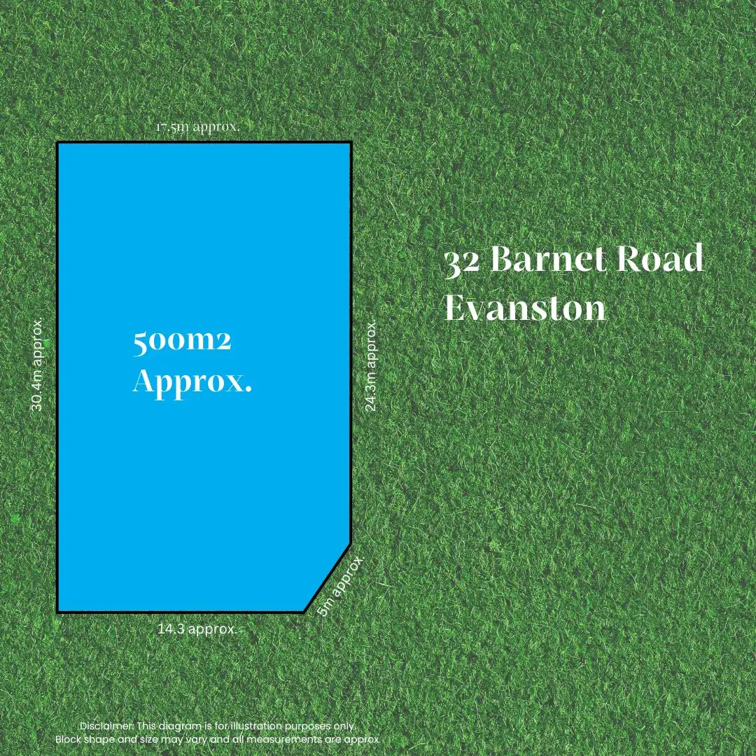 Main view of Homely land listing, 32 Barnet Road, Evanston SA 5116