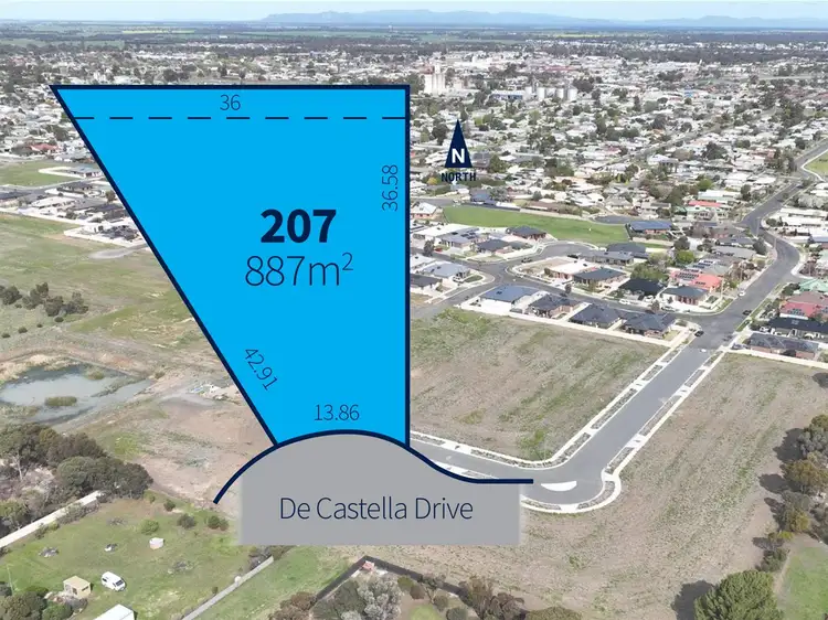 Main view of Homely land listing, 40 DeCastella Drive, Horsham VIC 3400