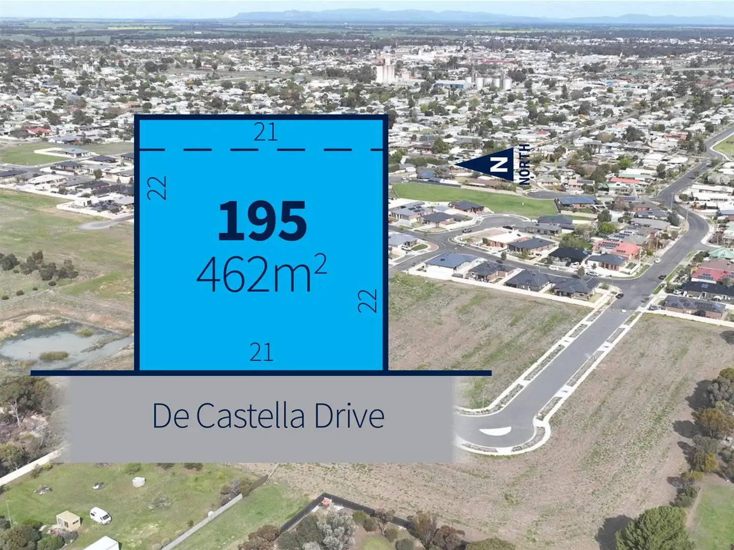 Main view of Homely land listing, 33 DeCastella Drive, Horsham VIC 3400