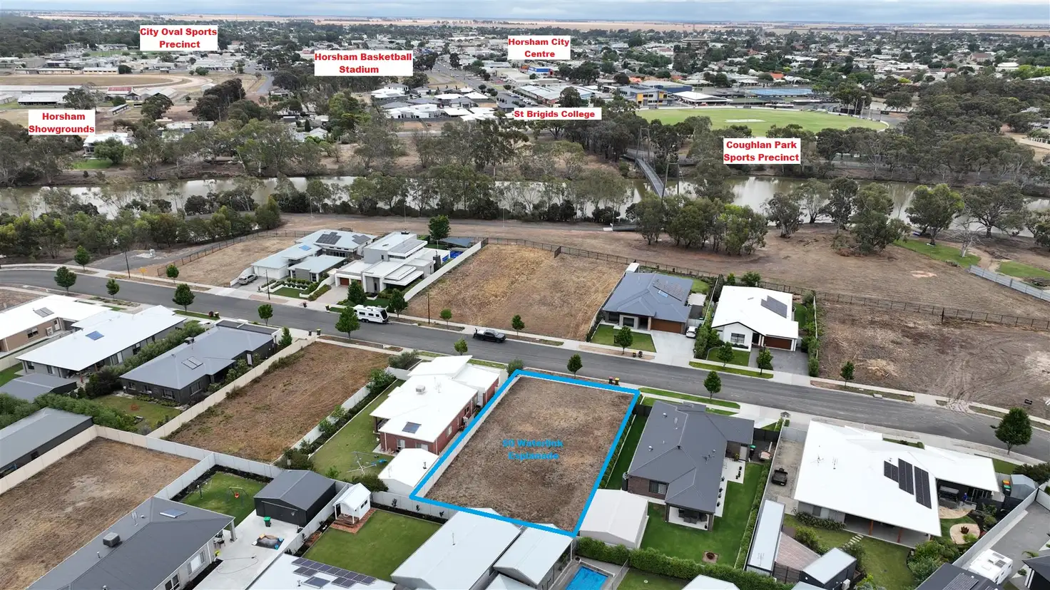 Main view of Homely land listing, 50 Waterlink Esplanade, Horsham VIC 3400