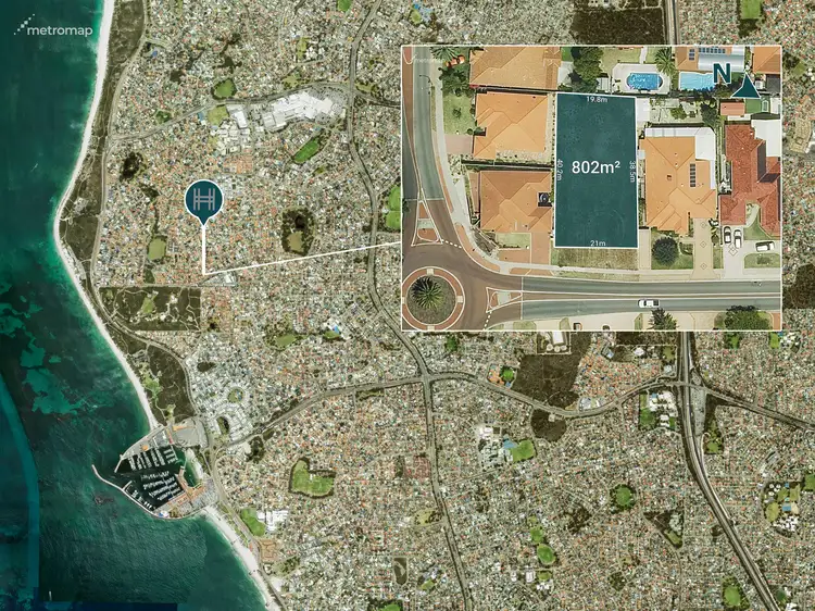 Second view of Homely land listing, 203 Cook Avenue, Hillarys WA 6025