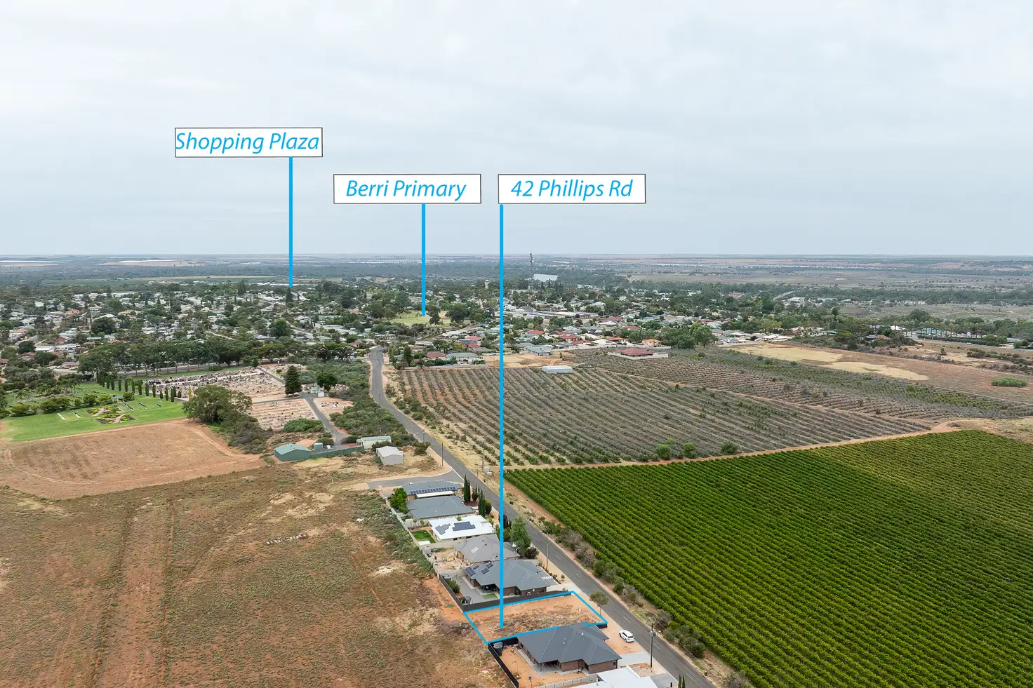 Main view of Homely land listing, 42 Phillips Road, Berri SA 5343