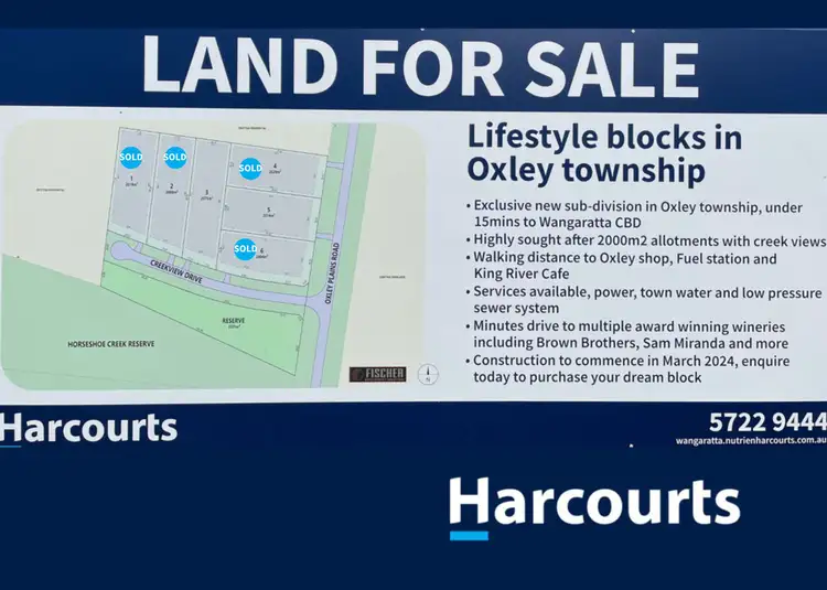 Main view of Homely land listing, LOT 5 Oxley Plains Road, Oxley VIC 3678