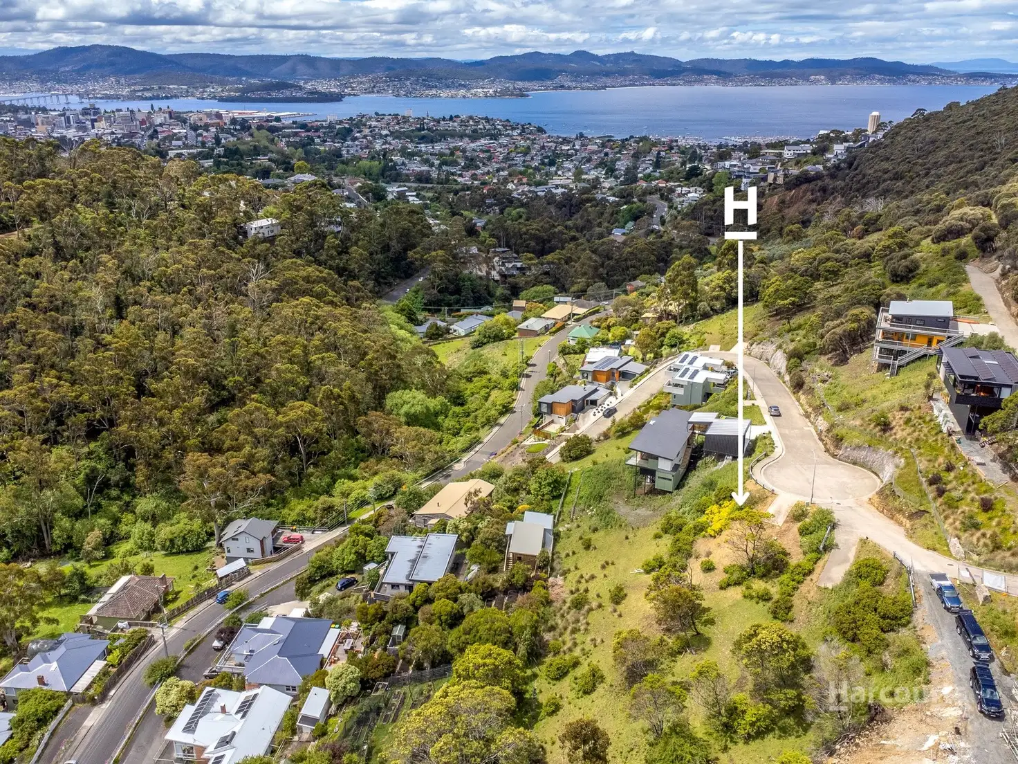 Main view of Homely land listing, 6 Montrivale Rise, Dynnyrne TAS 7005