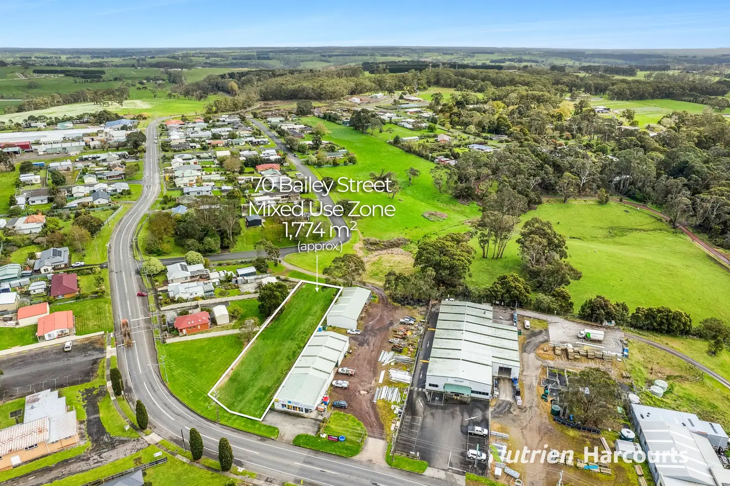 Main view of Homely land listing, 70 Bailey Street, Timboon VIC 3268