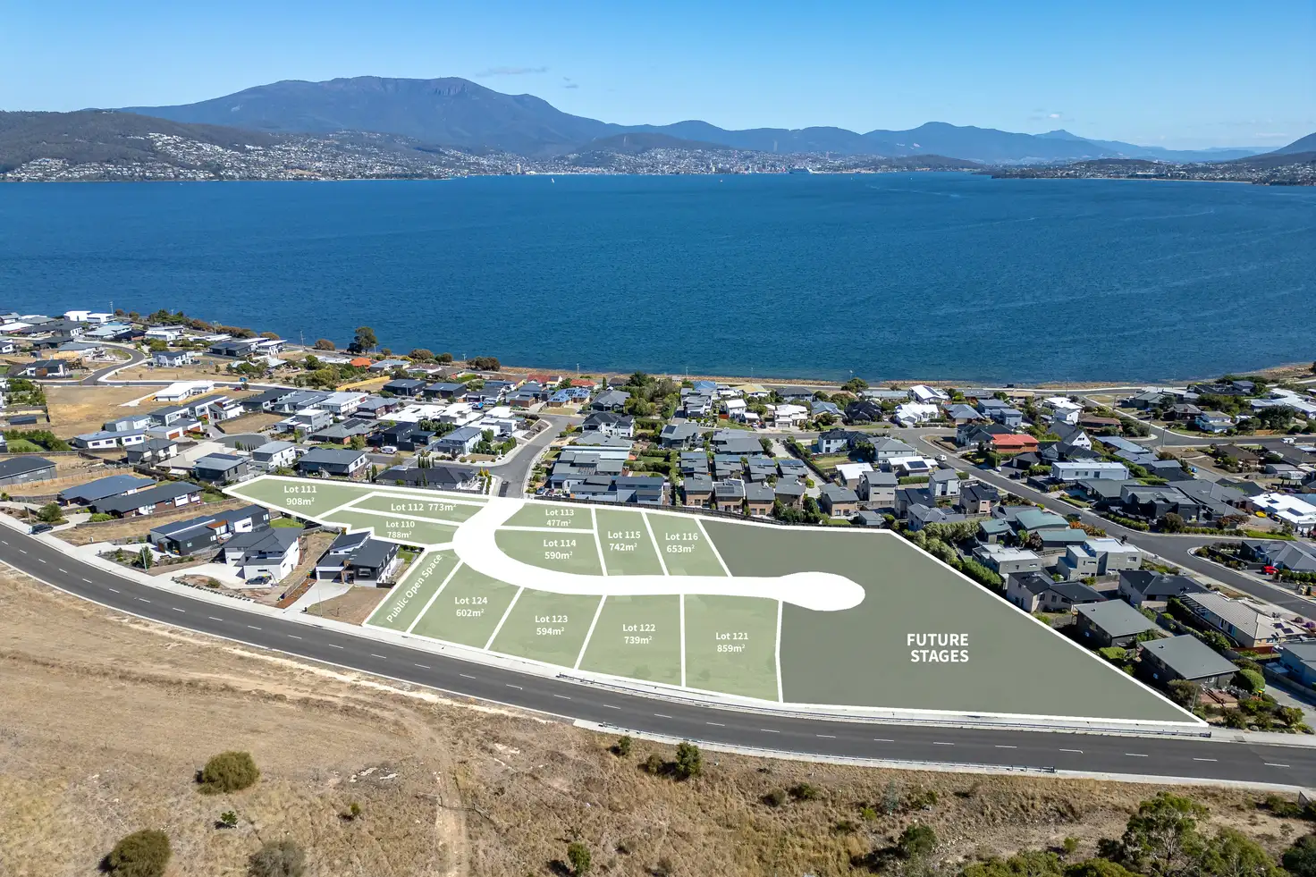 Main view of Homely land listing, Lot 124 Tranquil Place, Tranmere TAS 7018