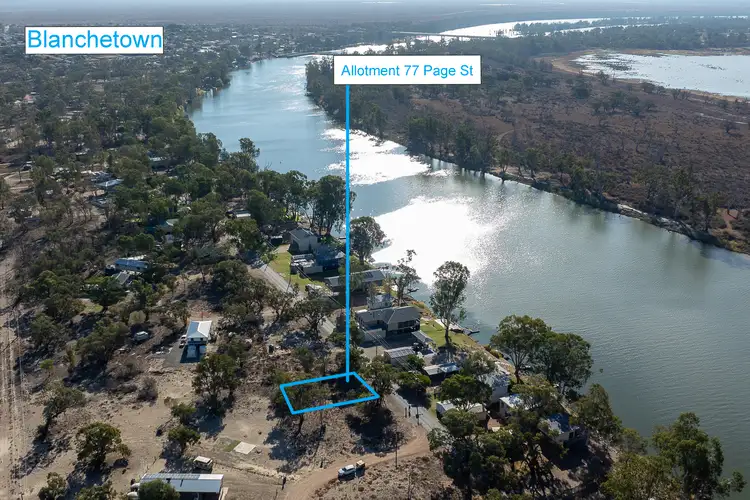 Main view of Homely land listing, LOT 77 Page Drive, Blanchetown SA 5357