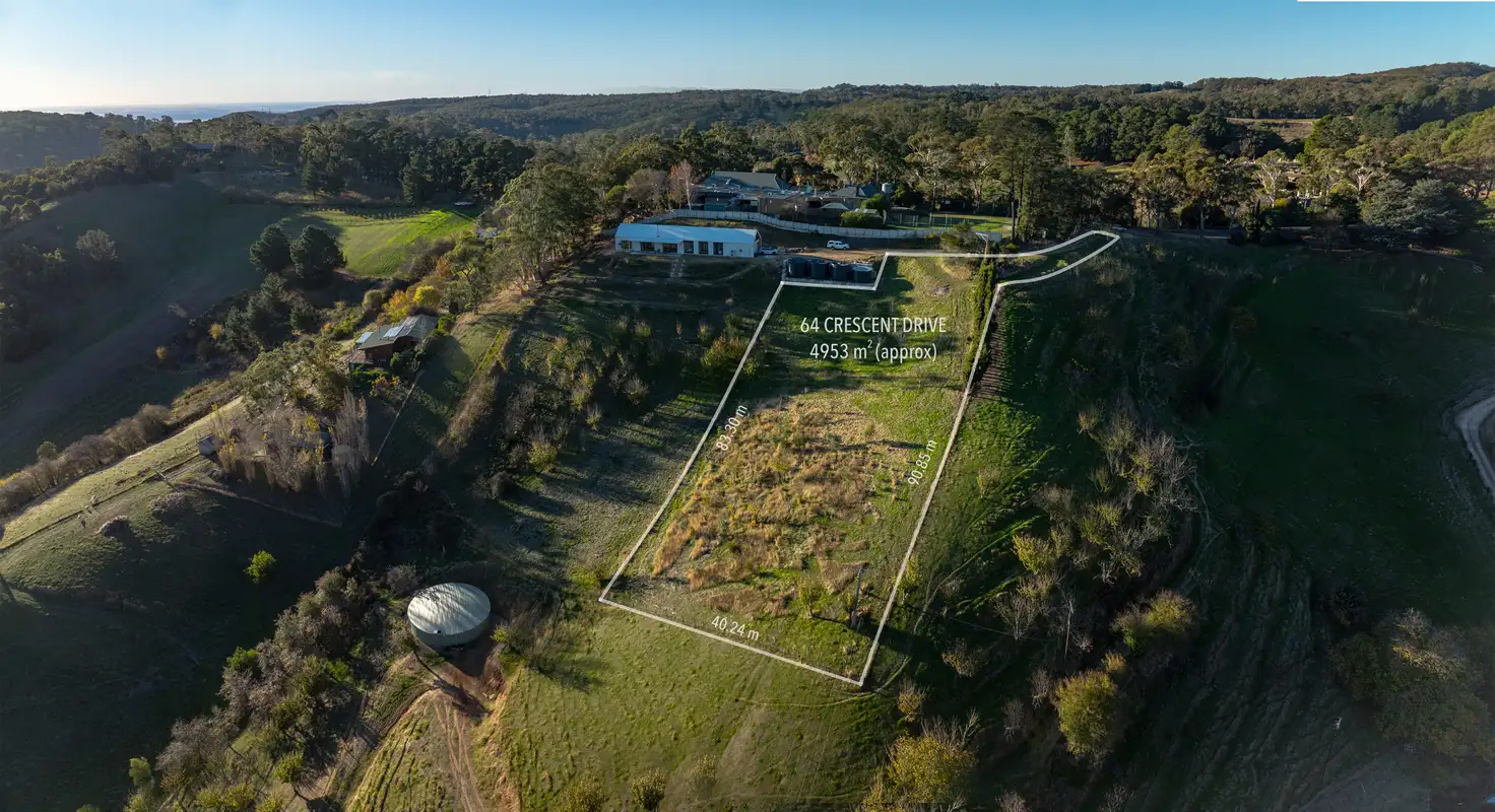 Main view of Homely land listing, 64 Crescent Drive, Norton Summit SA 5136