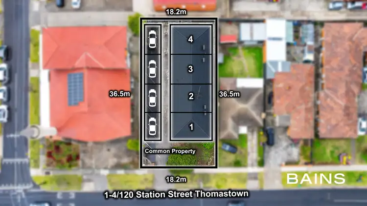 Main view of Homely block of units listing, 1-4/120 Station Street, Thomastown VIC 3074