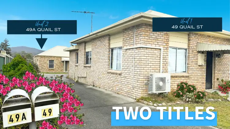 Second view of Homely house listing, 1 & 2/49A Quail Street, St Helens TAS 7216