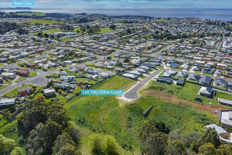 Third view of Homely land listing, Lot 100 Chloe Court, Upper Burnie TAS 7320