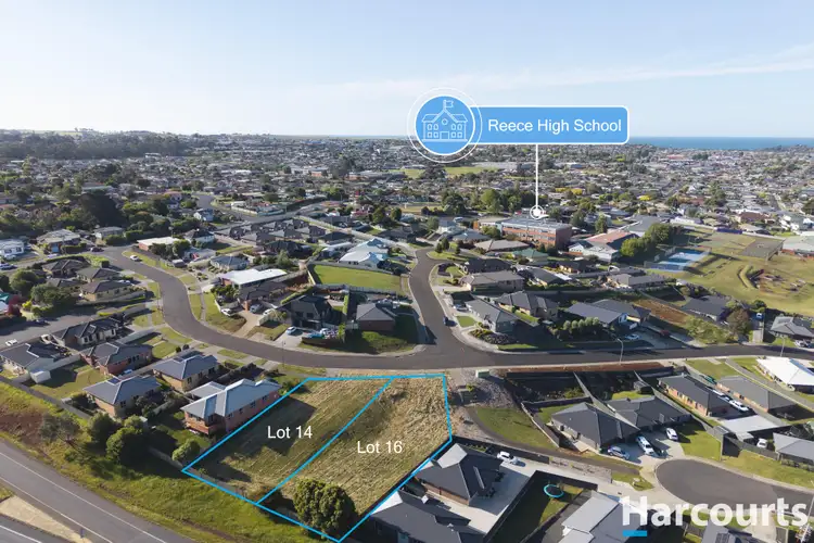 Second view of Homely land listing, 14 & 16 Dana Drive, Devonport TAS 7310